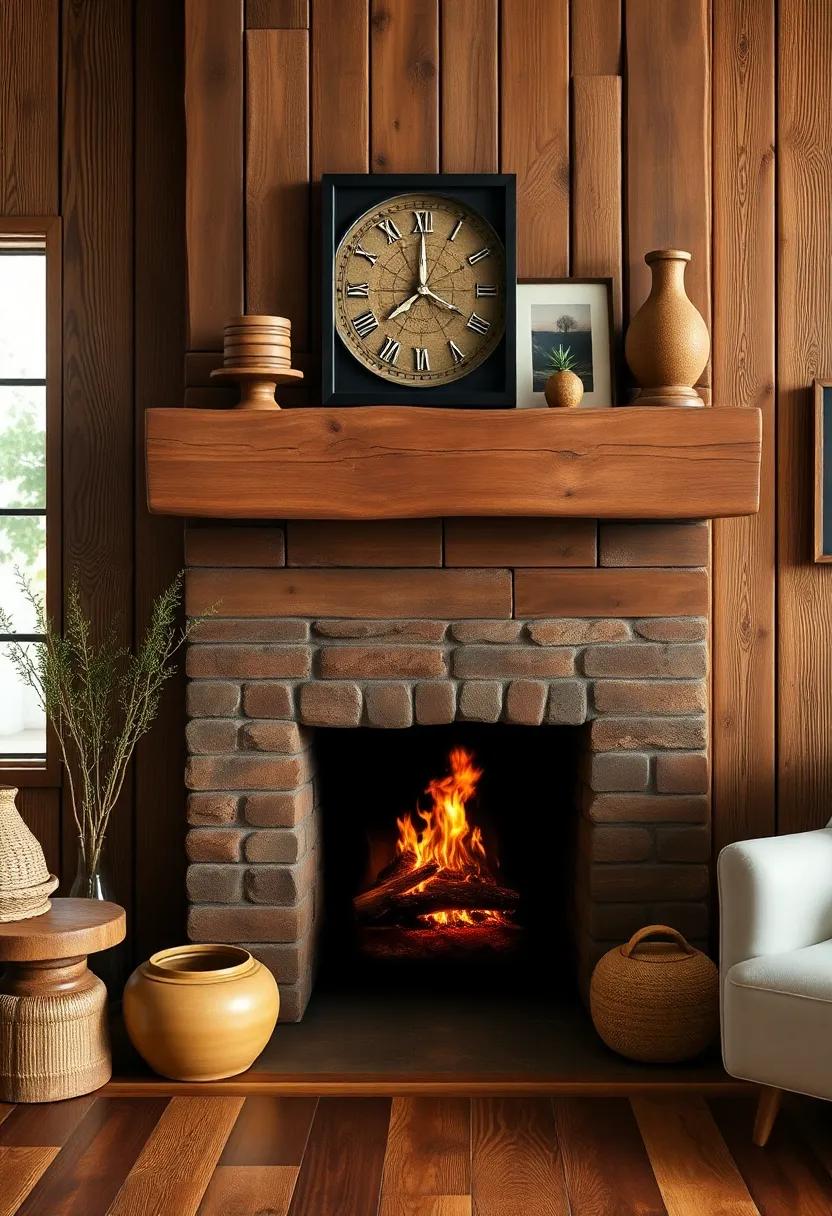 Emulating Rustic Charm: Fireplaces as ⁣Focal ‌Points