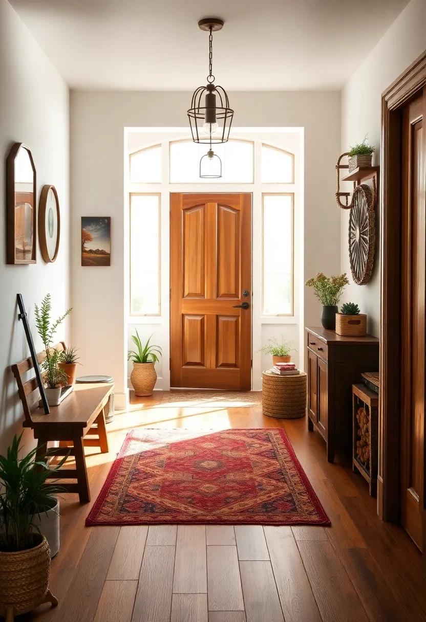 Crafting a Welcoming Entryway with Vintage Wood Elements
