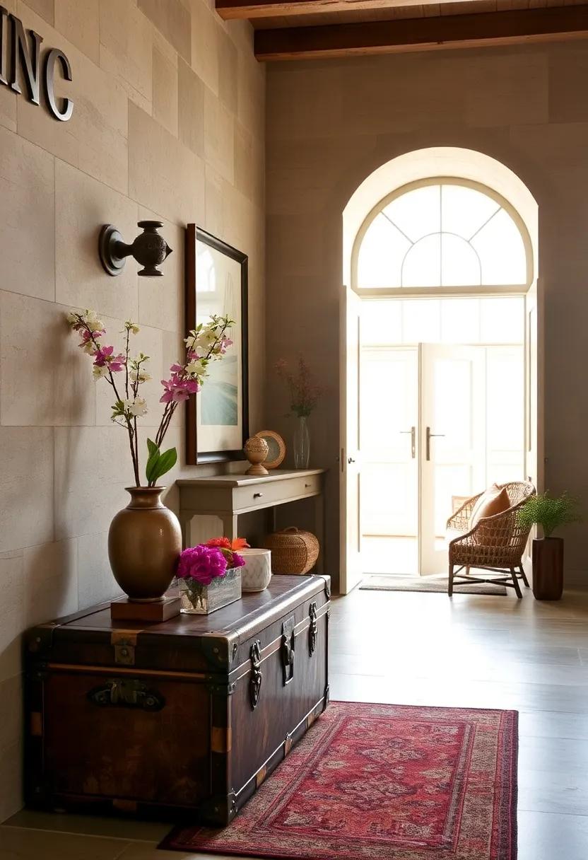 Antique ​Trunks for Storage: Incorporate a vintage trunk to‌ serve as both ⁣storage and a conversation piece, adding ‍functional charm