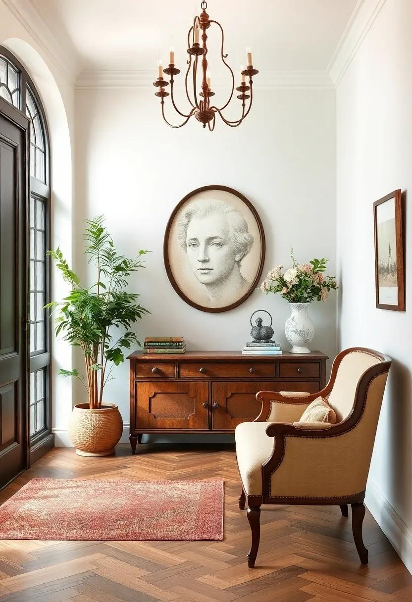 Embellishing⁢ Your Entryway with ⁤Vintage Furniture to Evoke​ Timeless Elegance