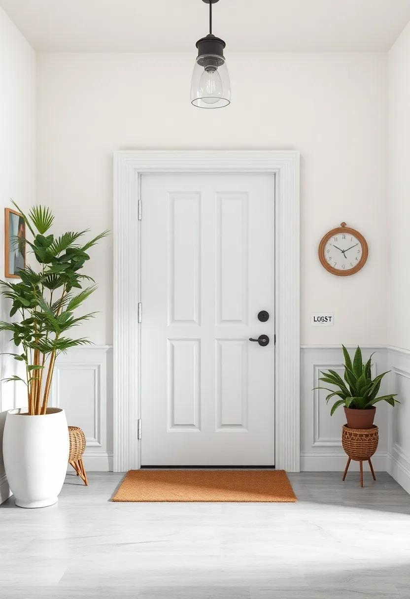Embracing Eclectic Style:‍ Mixing Vintage and Modern Features in Entryways