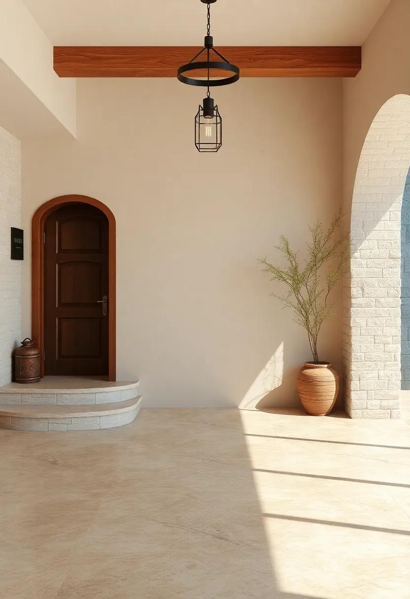 Natural Elements: Celebrating Wood and Stone‌ in Vintage Entryway Designs