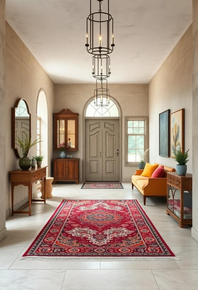 Stylish Area Rugs: Place a Persian or ⁢oriental ‌rug on the floor to soften the space while introducing intricate patterns⁢ and rich textures