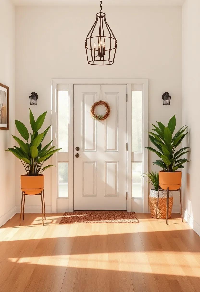 Utilizing Plants to Bring Life to Your vintage-Inspired Entryway