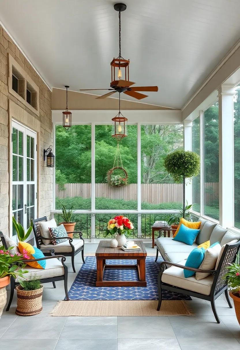 Hanging Decor: Suspend charming decorations like wind chimes or lanterns from the ceiling to add whimsy and movement to your space