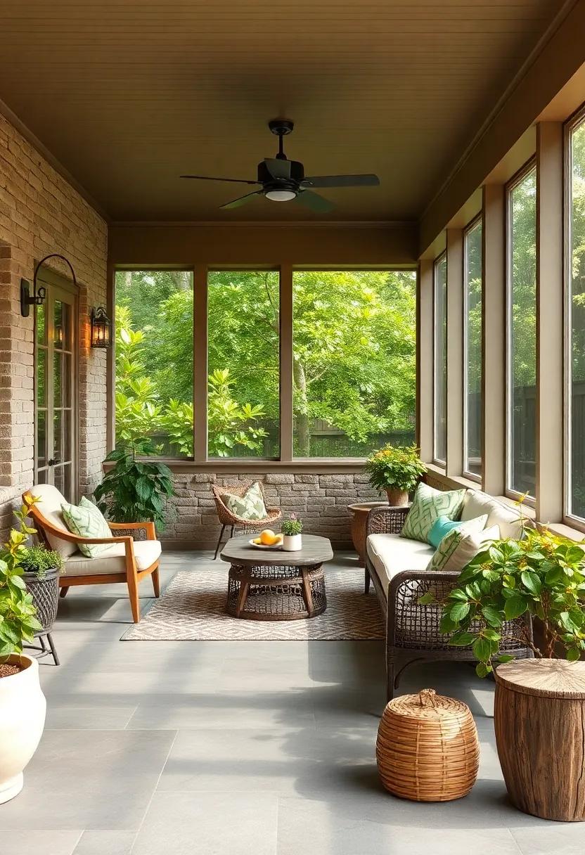 Nature-Inspired colors: Use colors found in nature, like soft greens and earthy browns, to create a serene haven that invites outdoor tranquility