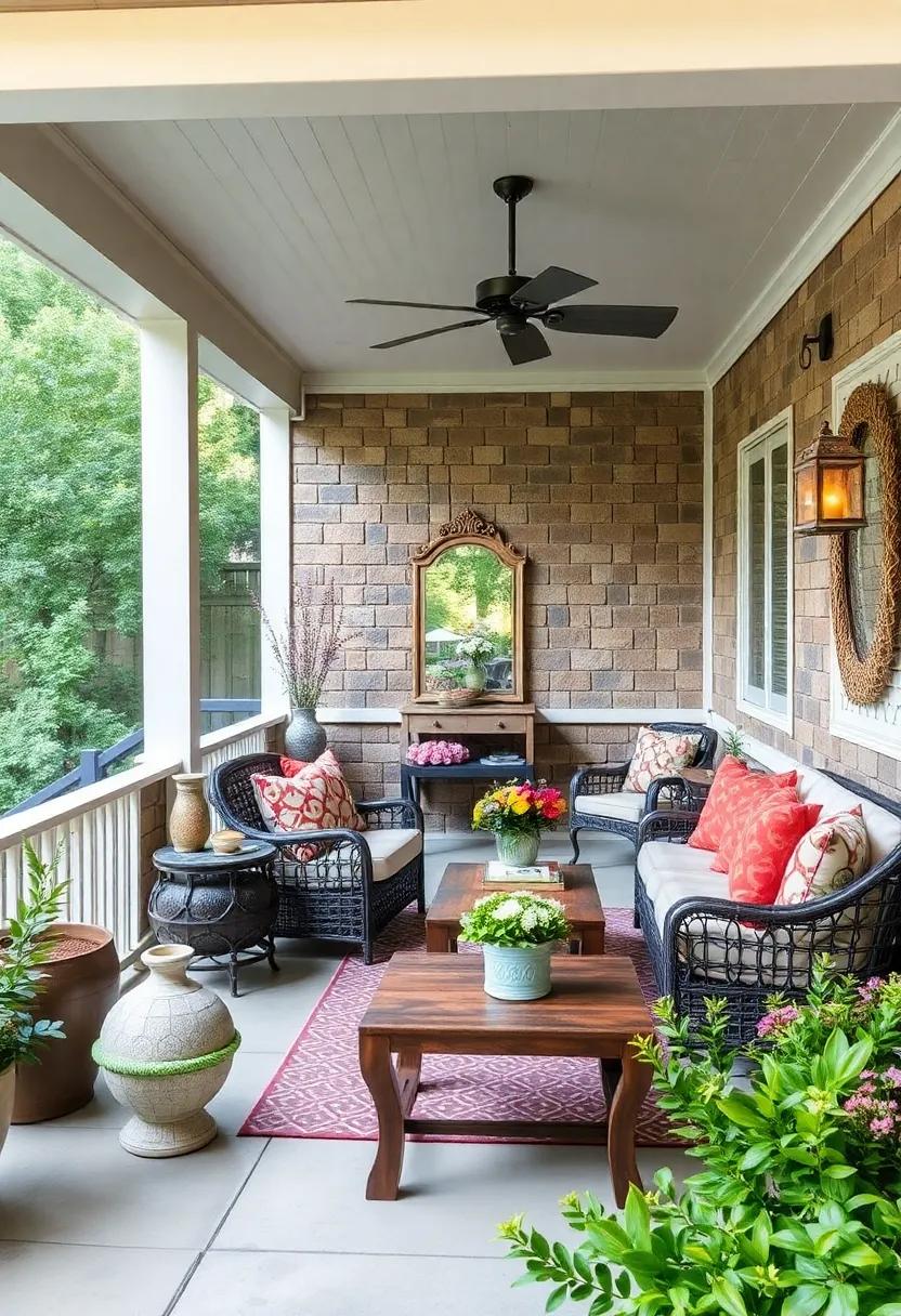 Reflective Moments: Add antique mirrors to visually expand your space and create dynamic lighting effects, perfect for quiet contemplation or gatherings