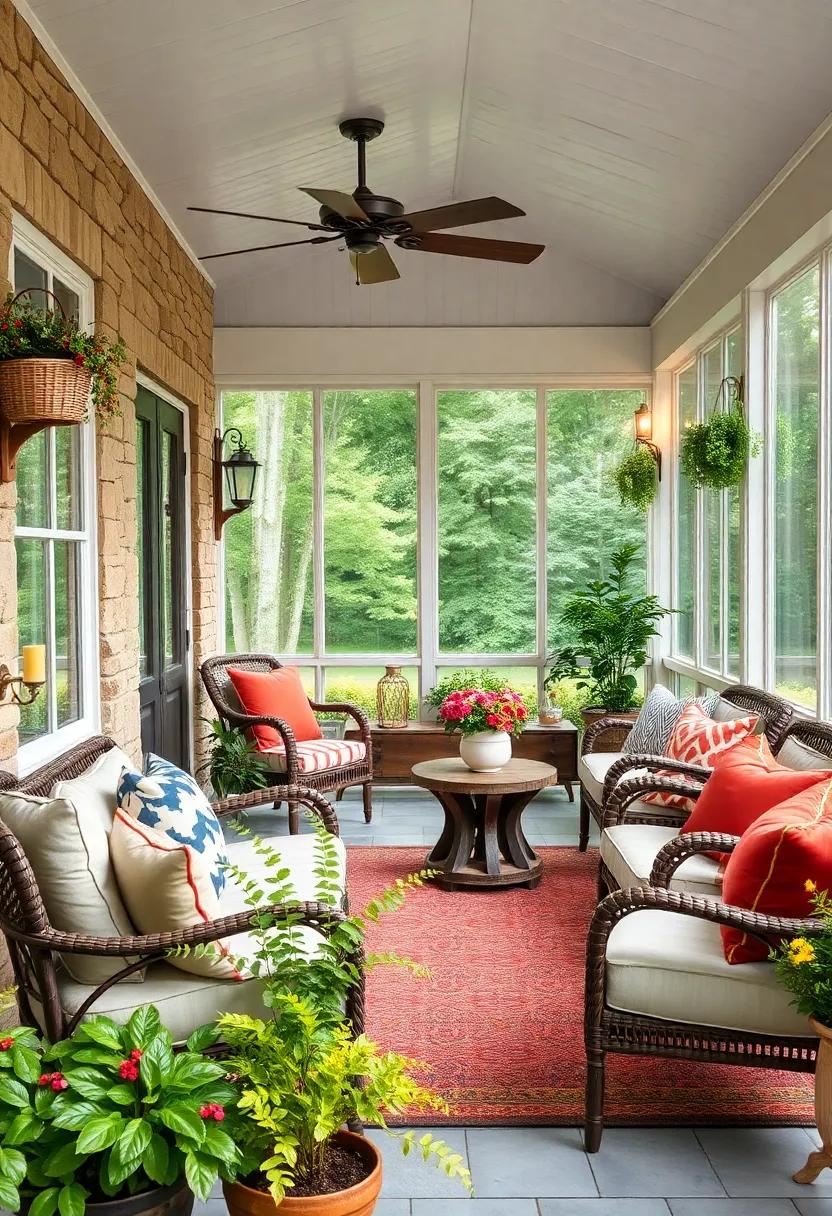 Themed Decor: Choose a theme, like nautical or farmhouse, and source vintage items that reflect this style to give your porch a cohesive look