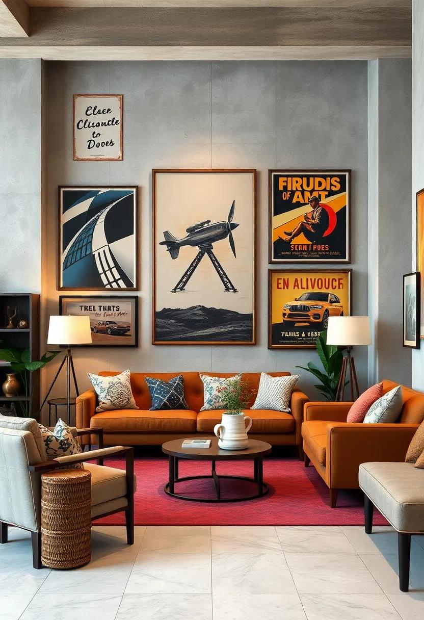 Old⁣ Film Posters: Add a nostalgic feel to your‌ walls with vintage film​ posters that celebrate classic ‍cinema