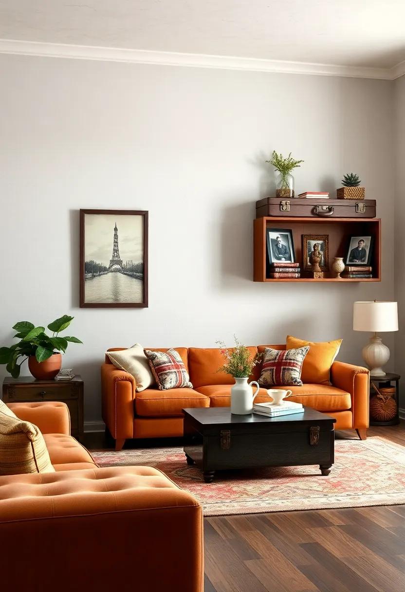 Vintage Suitcase Displays: Use old suitcases as ⁣shelves for displaying photographs or mementos, adding a unique flair to your decor