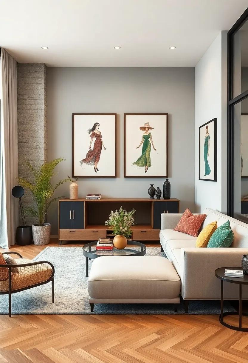 Framed Vintage Fashion Illustrations: Celebrate the elegance of ⁢yesteryear by displaying vintage‌ fashion illustrations ⁤that tell a story of style