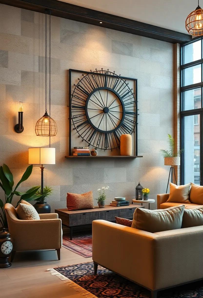 Iron and Wood Wall Art: Combine the ⁢elements of iron and wood for an industrial yet vintage-inspired⁢ decorative piece