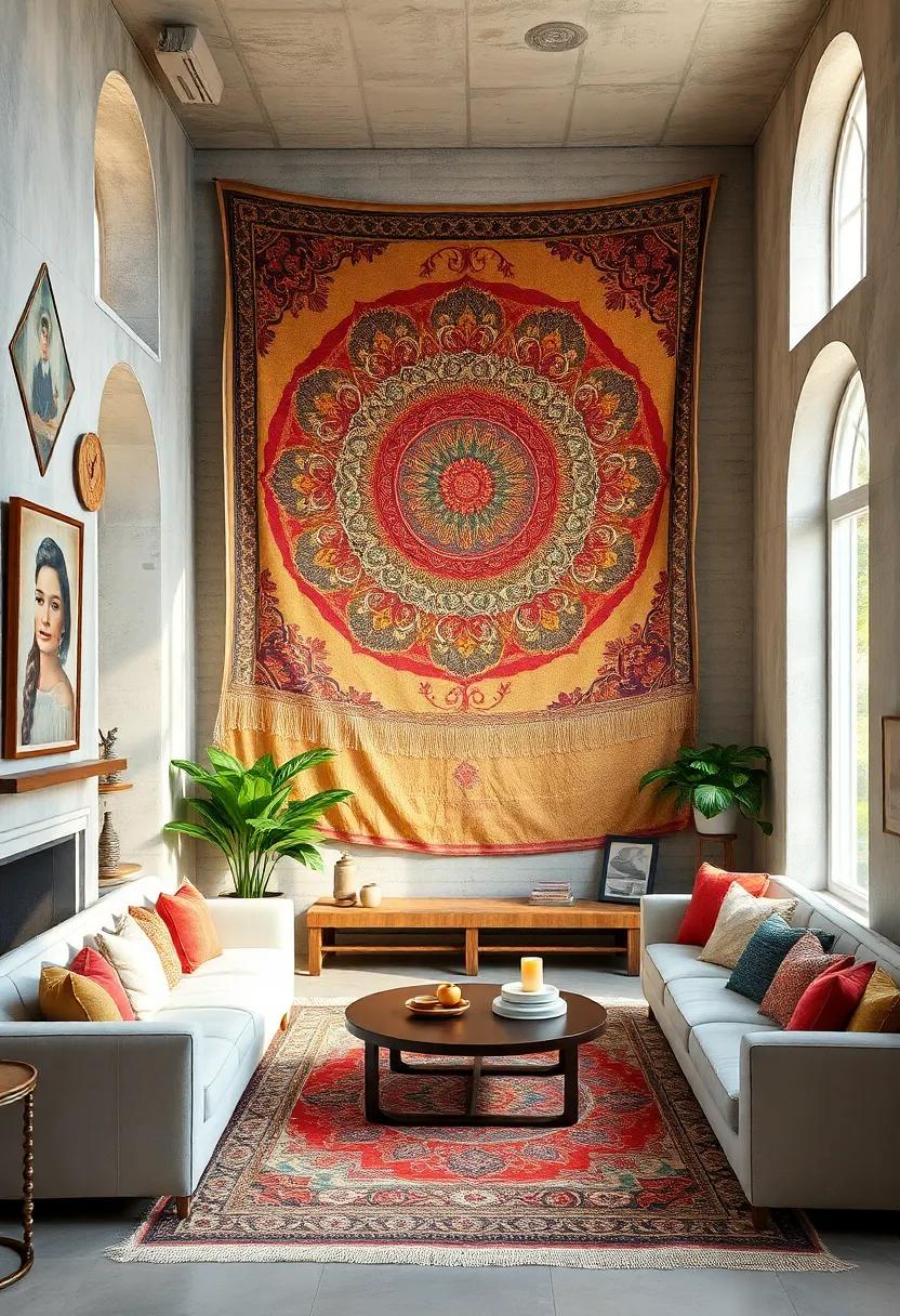 Timeworn⁢ Tapestries: Introduce rich textures and colors with vintage tapestries that serve as ‌stunning focal points in your decor