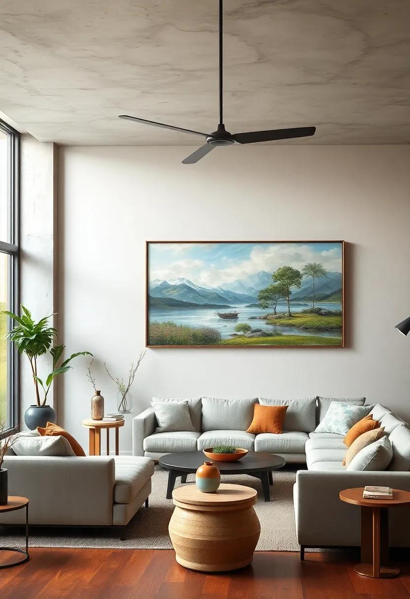 Landscape Paintings: Invest in vintage landscape paintings that invite serenity and natural beauty into your living space