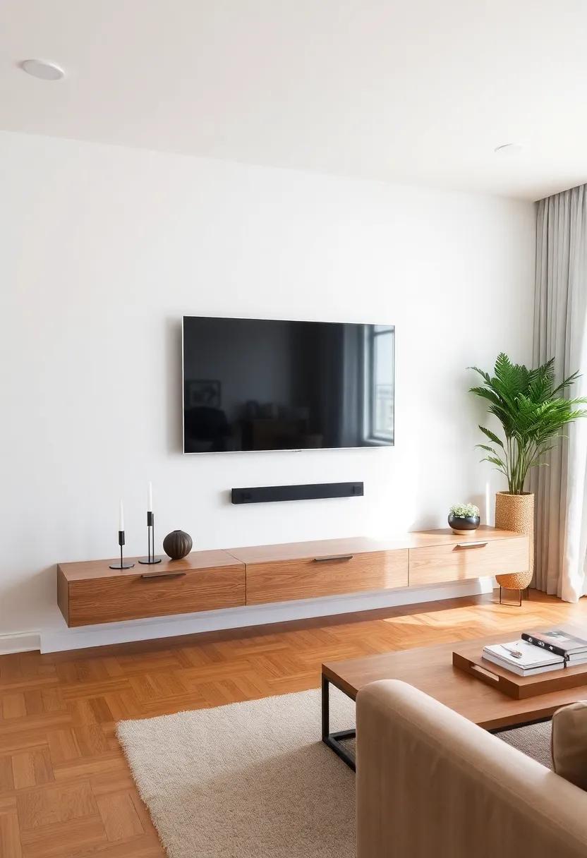 Monochrome Magic: Stick ⁤to a monochromatic color scheme for your floating stand and decor, creating a chic, cohesive look ‌that's easy to accessorize