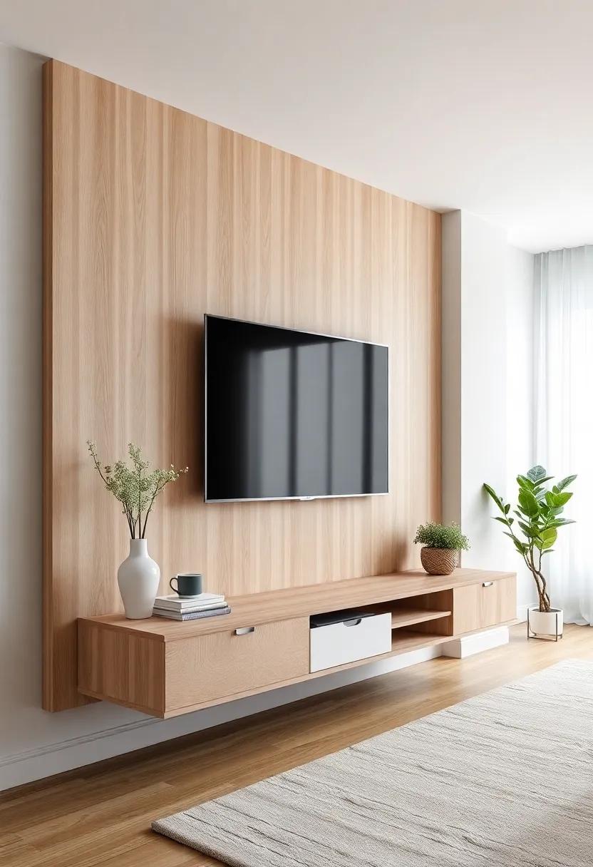 Scandinavian Serenity: Choose a light wood finish for your floating stand, paired with pastel colors and ⁣simple decor to evoke Nordic tranquility