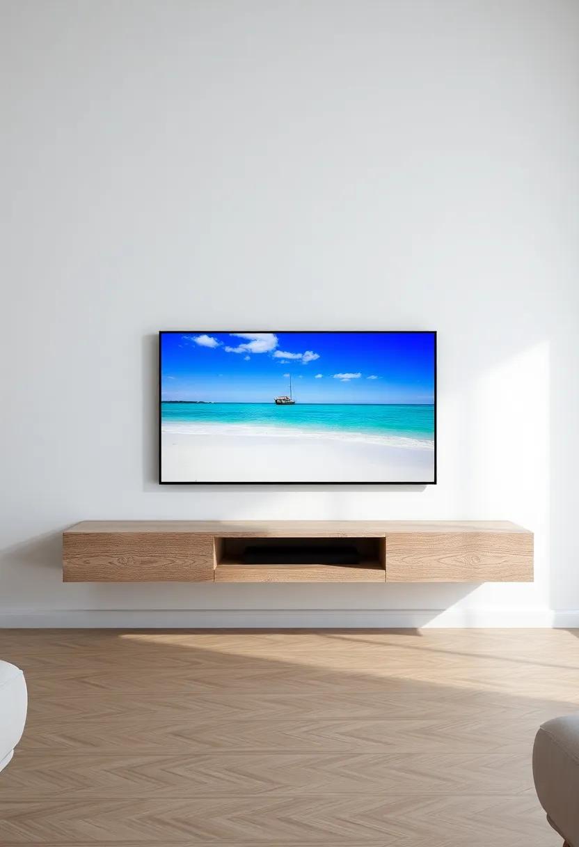 Seaside Vibes: Choose a driftwood-inspired floating unit with a light,⁤ airy feel, perfect for creating⁢ a tranquil beachy atmosphere in your home