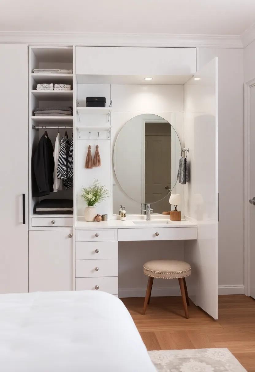 Artful Displays: Showcasing Accessories Within Your Wardrobe vanity