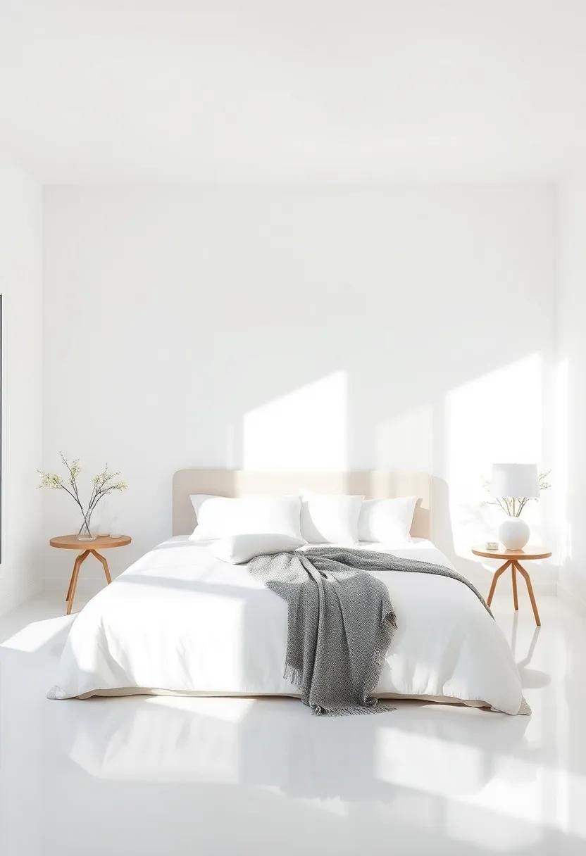 Luminous Reflections: Embracing Natural Light with White Walls and Decor