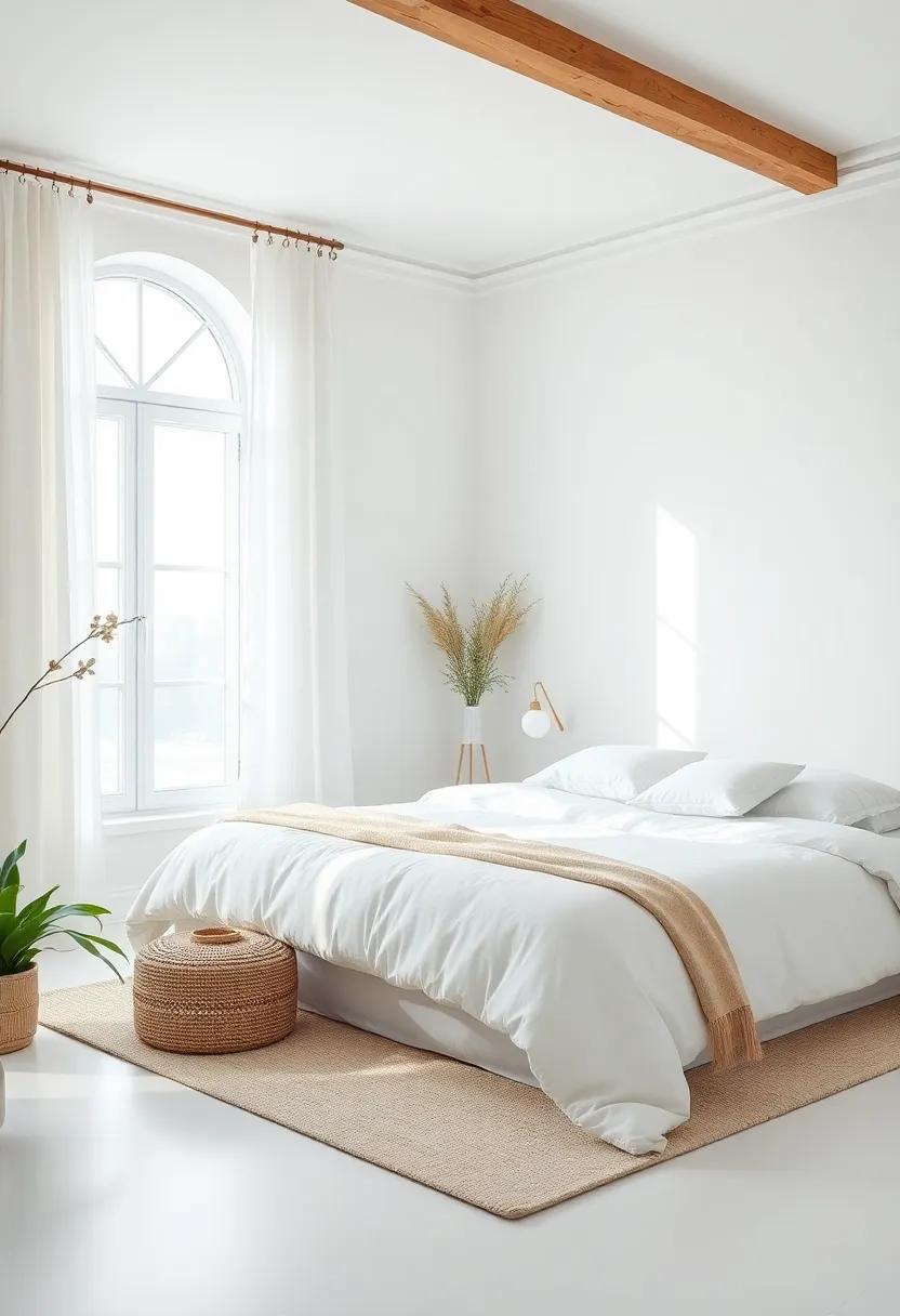 Nature-Inspired Decor: Infusing Organic Elements into your White Retreat