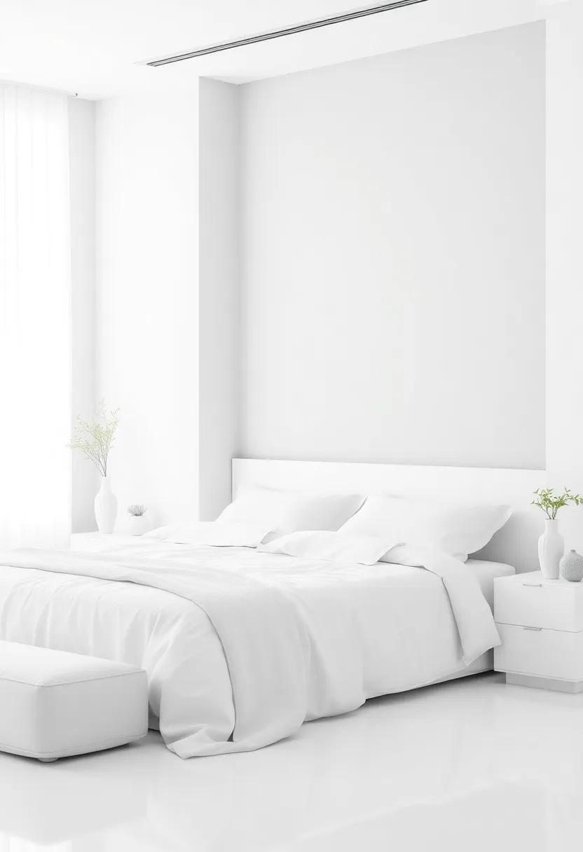 Serenity in Simplicity: The Elegance of Minimalist White Bedroom Designs