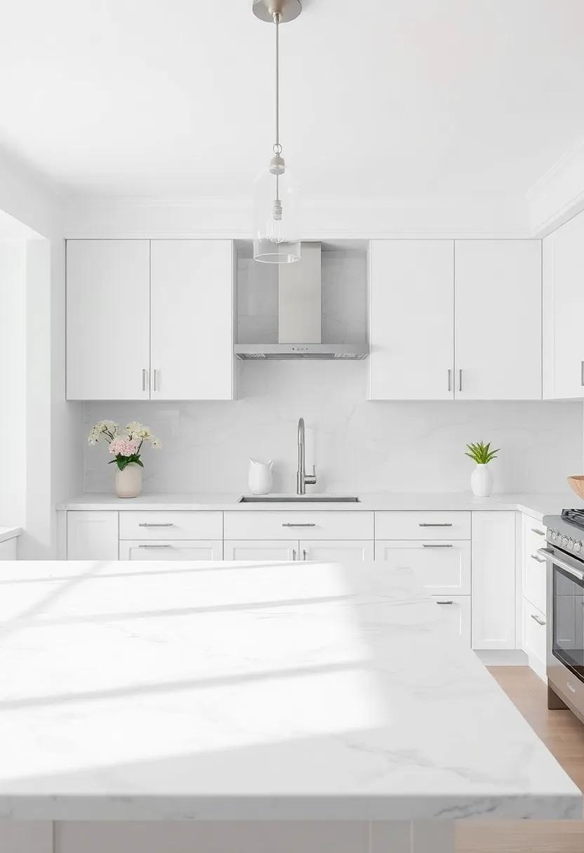 Marble vs. Quartz: Choosing the Right Surface for Your White Kitchen