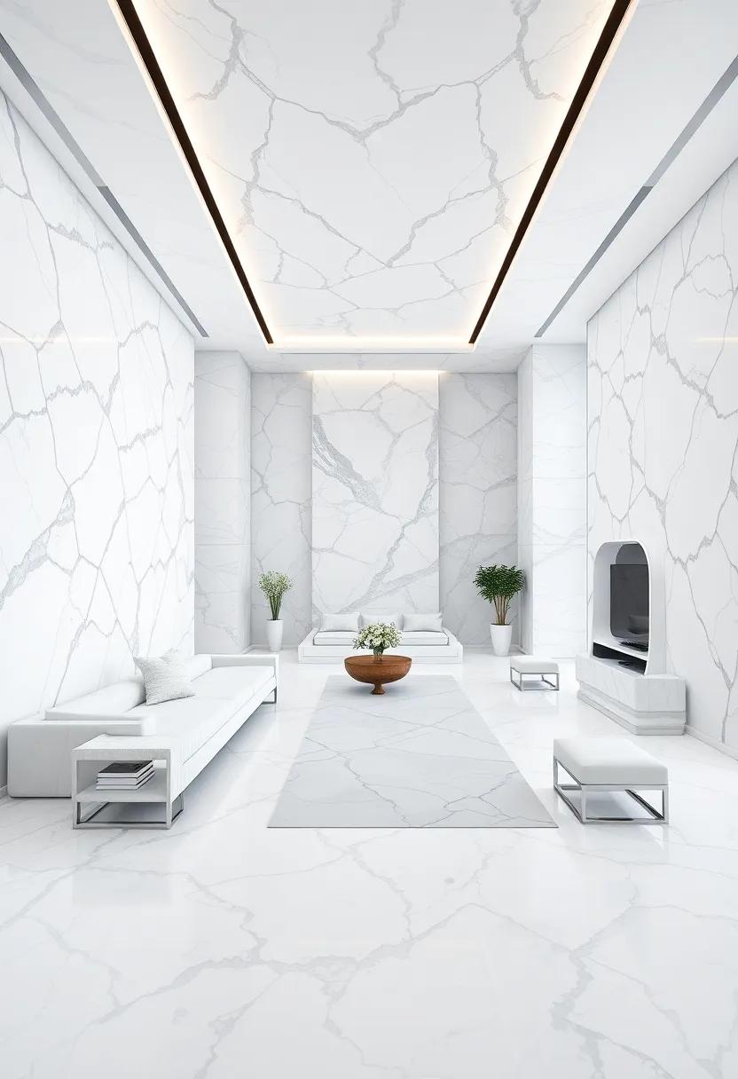 Envisioning the Future of Design: Innovative Uses of White Marble in Luxury Homes