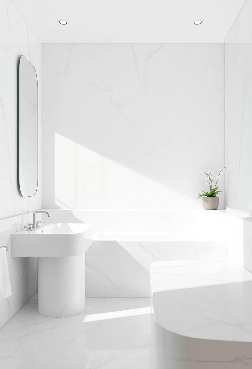 Bathrooms Reimagined: Embracing Serenity with White Marble Fixtures