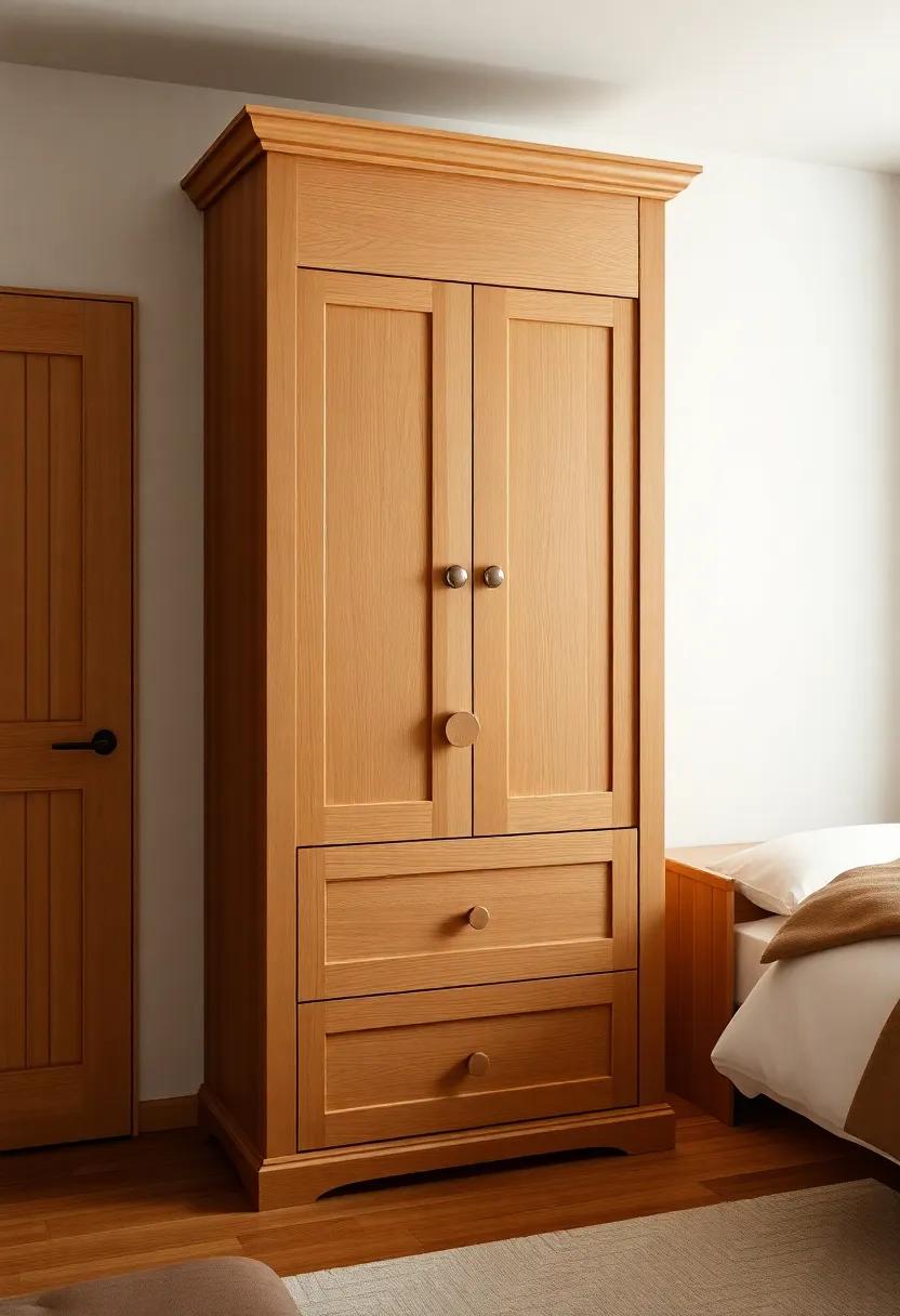 Classic Shaker: Timeless and functional, a Shaker-style wardrobe with simple hardware fits seamlessly into both traditional and modern spaces