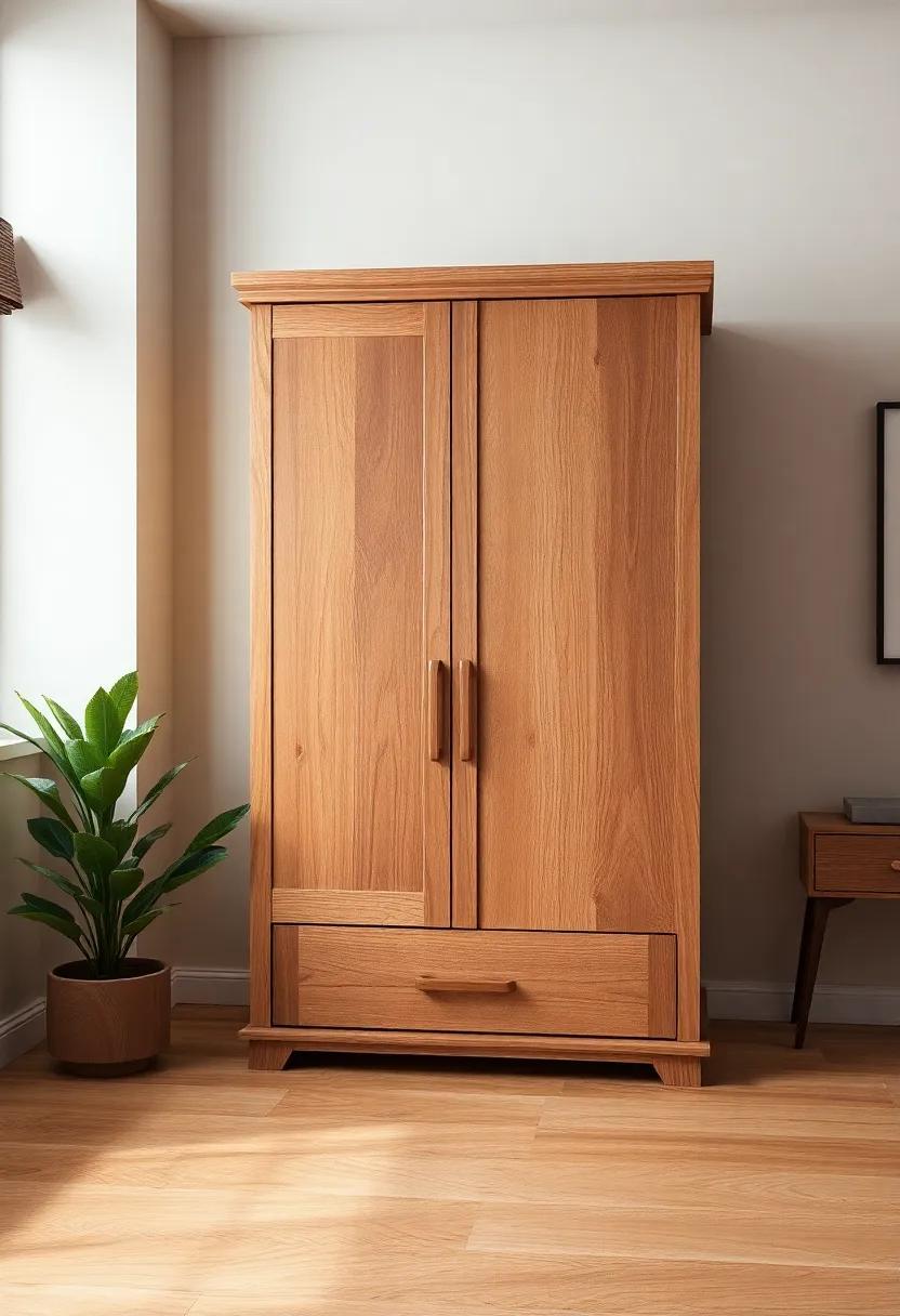 Eco-Conscious Choice: Choose a wardrobe made from reclaimed wood,promoting sustainability while showcasing unique imperfections and character for a truly one-of-a-kind piece
