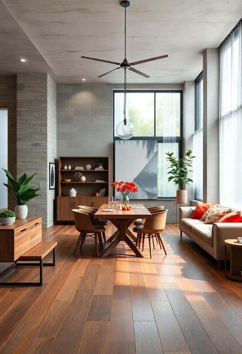 Sustainable Choices: Explore reclaimed wood floors that not only provide character but also tell a story of sustainability