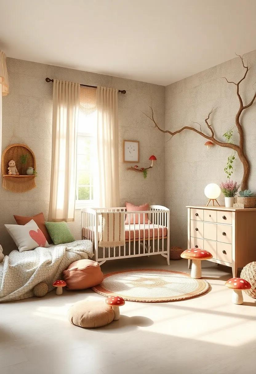 Charming Toadstools: Use toadstool accents in your decor, evoking a sense of fairy-tale magic that invites imagination