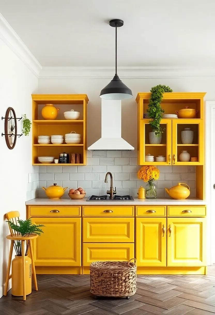 Mixing Old and New: Blending Antique yellow Pieces with Contemporary Decor