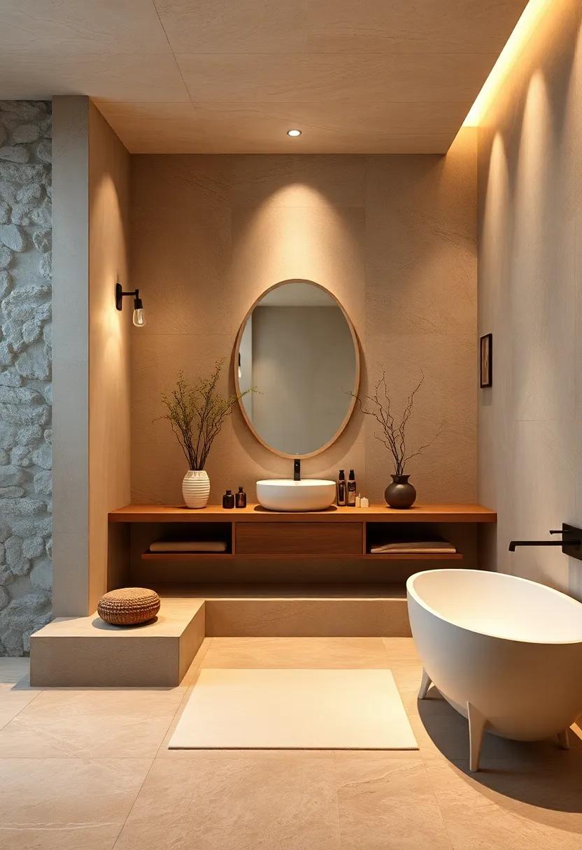 create a Scented Journey: use various essential oils in different areas of your bathroom to invite a dynamic olfactory experience